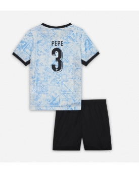 Portogallo Pepe #3 Maglia Gara Trasferta Repliche Europei 2024 Bambino